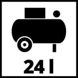 EINHELL Compressor TE-AC 230/24 Rood