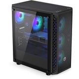 ENDORFY Signum 300 ARGB midi tower behuizing Zwart | 2x USB-A | RGB | Window