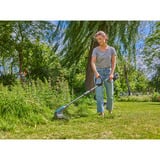 GARDENA PowerTrim 30 18V grastrimmer Grijs/turquoise, Accu en lader niet inbegrepen