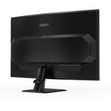 GIGABYTE GS32QC 32" Curved gaming monitor Zwart (mat), 165Hz/OC 170Hz, HDMI, DisplayPort, AMD Free-Sync Premium