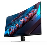 GIGABYTE GS32QC 32" Curved gaming monitor Zwart (mat), 165Hz/OC 170Hz, HDMI, DisplayPort, AMD Free-Sync Premium