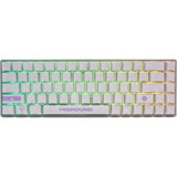 Higround Performance Base 65 Keyboard - RETROSUPER Wit, US lay-out (QWERTY), Gateron KS-37B, 65%, RGB leds, Dye-sub PBT, Hot-swap