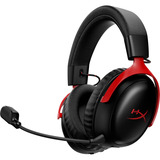 HyperX Cloud III S Wireless over-ear gaming headset Zwart/rood, Pc, PlayStation 5, Nintendo Switch