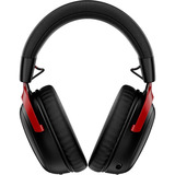 HyperX Cloud III S Wireless over-ear gaming headset Zwart/rood, Pc, PlayStation 5, Nintendo Switch