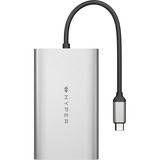 Hyper HyperDrive Dual 4K HDMI Adapter Grijs