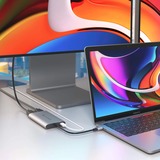 Hyper HyperDrive Dual 4K HDMI Adapter Grijs