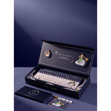 Iqunix F97 Starry Tryst RGB mechanisch gaming toetsenbord Donkerblauw, US lay-out (QWERTY), IQUNIX Little Prince, 96%, RGB leds, Hot-swappable, PBT, 2.4GHz | Bluetooth 5.1 | USB-C