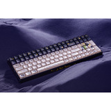 Iqunix F97 Starry Tryst, gaming toetsenbord Donkerblauw/wit, US lay-out, IQUNIX Little Prince, RGB leds, 96%, Hot-swappable, PBT, 2.4GHz | Bluetooth 5.1 | USB-C