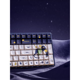 Iqunix F97 Starry Tryst, gaming toetsenbord Donkerblauw/wit, US lay-out, IQUNIX Little Prince, RGB leds, 96%, Hot-swappable, PBT, 2.4GHz | Bluetooth 5.1 | USB-C
