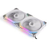 Lian Li UNI FAN SL140 Double Pack case fan Wit, RGB leds, 4-pins PWM fan-connector