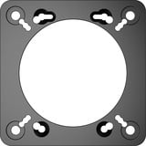 MOZA Multi-functionele Stalks Mount Adapter Zwart