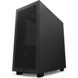 NZXT H7 Flow midi tower behuizing Zwart (mat) | 2x USB-A | 1x USB-C | Tempered Glass