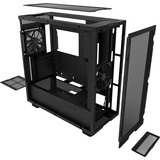 NZXT H7 Flow midi tower behuizing Zwart (mat) | 2x USB-A | 1x USB-C | Tempered Glass