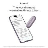 Plaud NotePin S dicteerapparaat Paars, 64 GB, Bluetooth 5.2 / BLE (Bluetooth Low Energy) / Wi-Fi
