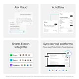 Plaud NotePin S dicteerapparaat Paars, 64 GB, Bluetooth 5.2 / BLE (Bluetooth Low Energy) / Wi-Fi