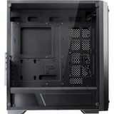 RAIJINTEK PONOS TG4 Tower-behuizing Zwart | 2x USB-A 2.0 | 1x USB-A 3.2 (5 Gbit/s) | 1x Audio | Window-kit