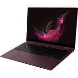 SAMSUNG Galaxy Book2 Pro 360 (NP950QED-KH1NL) 15.6"  2-in-1 laptop Bourgondisch rood | Touch | 512 GB SSD | Wi-Fi 6 | BT | Windows 11 Home
