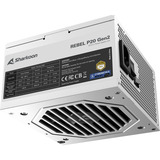 Sharkoon Rebel P20 Gen2 modulaire 850 watt voeding  Wit, 1x 12V-2x6, 3x PCIe