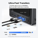 Ugreen NASync DXP4800 Plus Grijs, 1x 2,5GbE, 1x 10GbE, HDMI, USB-C