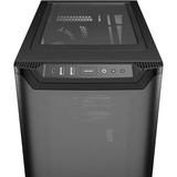 be quiet! PURE BASE 501 Airflow Window midi tower behuizing Zwart | 2x USB-A | 1x USB-C | Tempered Glass