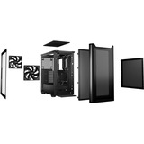 be quiet! PURE BASE 501 Airflow Window midi tower behuizing Zwart | 2x USB-A | 1x USB-C | Tempered Glass