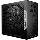 be quiet! be quiet! Power Zone 2             modulaire 1200 watt voeding  Zwart, 1x 12V-2x6, 3x PCIe