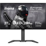 iiyama G-Master Titan Falcon GOB2701QSC-B1 27" gaming monitor Zwart, 2x HDMI 2.1, 1x DisplayPort 1.4, USB-C, Audio, 280 Hz