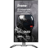 iiyama G-Master Titan Falcon GOB2701QSC-B1 27" gaming monitor Zwart, 2x HDMI 2.1, 1x DisplayPort 1.4, USB-C, Audio, 280 Hz