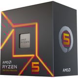 AMD Ryzen 5 7400, 3,7 GHz (4,7 GHz Turbo Boost) socket AM5 processor Unlocked, Boxed