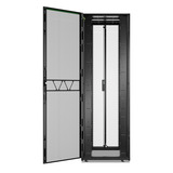 APC NetShelter SX AR3388B2, Gen 2, 52U server rack Zwart/groen, 2436H x 800B x 1200D mm, met zijkanten
