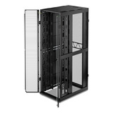 APC NetShelter SX AR3388B2, Gen 2, 52U server rack Zwart/groen, 2436H x 800B x 1200D mm, met zijkanten