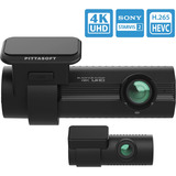 BlackVue DashCam DR970X-2CH plus 64GB Zwart, 4K UHD voor + Full HD achter | Wi-Fi | Cloud | GPS | Dual Sony sensoren