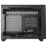 Cooler Master MasterBox NR200P V2 mini tower behuizing Zwart | 2x USB-A | 1x USB-C | Tempered Glass