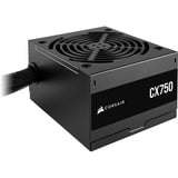Corsair CX750, 750 Watt voeding  Zwart, 3x PCIe