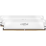 Crucial 32 GB DDR5-6400 (2x 16 GB) Dual-Kit werkgeheugen Wit, PRO, CP2K16G64C38U5W, XMP 3.0, EXPO