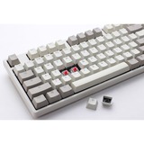 Ducky Origin Vintage mechanisch toetsenbord Grijs, US lay-out (QWERTY), Cherry MX Brown, 100%, hot swap, PBT Double-Shot Keycaps