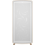 Fractal Design Summit Chalk White TG midi tower behuizing Wit/houtkleur | 2x USB-A | 1x USB-C | Tempered Glass