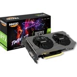 INNO3D GeForce RTX 3050 6GB TWIN X2 grafische kaart DLSS, 1x DisplayPort, 1x HDMI, 1x DVI-D