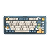 Iqunix ZX75 Sky Encounter Wireless Mechanical Keyboard Blauw, US lay-out (QWERTY), Gateron Red, 75%, RGB leds, Hot-swappable, Double-shot PBT, 2.4GHz | Bluetooth 5.1 | USB-C