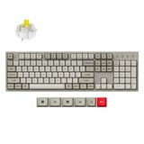 Keychron C2 Pro-M4 RGB mechanisch toetsenbord Grijs, US lay-out (QWERTY), Keychron Super Banana, 100%, RGB leds, OSA Double-Shot PBT, hot swap, 8000 Hz