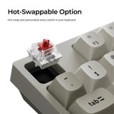 Keychron C2 Pro-M4 RGB mechanisch toetsenbord Grijs, US lay-out (QWERTY), Keychron Super Banana, 100%, RGB leds, OSA Double-Shot PBT, hot swap, 8000 Hz