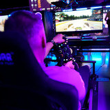 LORGAR Advanced RAF1 racing simulator Zwart