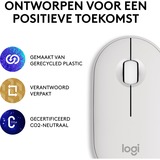 Logitech Pebble Mouse 2 M350s Wit