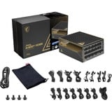 MSI MEG Ai1600T PCIE5 modulaire 1600 watt voeding  Zwart, 2x 12V-2x6, 9x PCIe