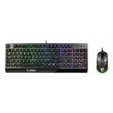 MSI VIGOR GK30 COMBO US RGB mechanisch gaming toetsenbord Zwart, US lay-out (QWERTY), 100%, 5000 dpi