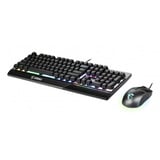 MSI VIGOR GK30 COMBO US RGB mechanisch gaming toetsenbord Zwart, US lay-out (QWERTY), 100%, 5000 dpi