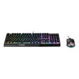 MSI VIGOR GK30 COMBO US RGB mechanisch gaming toetsenbord Zwart, US lay-out (QWERTY), 100%, 5000 dpi