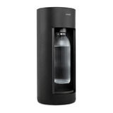 Mysoda Glassy Black bruiswatertoestel Zwart, Excl. CO2-gascilinder - met glazen en PET fles