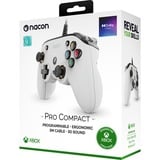 Nacon Pro Compact Controller Wit, XBOX One, XBOX Series X/S, Pc