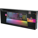 Roccat Vulcan II MAX, gaming toetsenbord Zwart, US lay-out, Roccat Titan II Optical Red, RGB leds